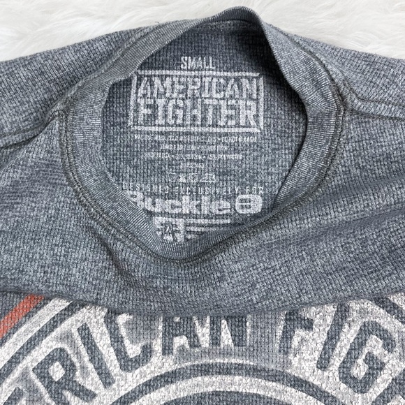 American Fighter Long Sleeve Thermal in Grey Size Small - Picture 3 of 3